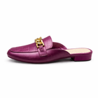 Premium PVC Chain Slip-On Mules|ZEE-344