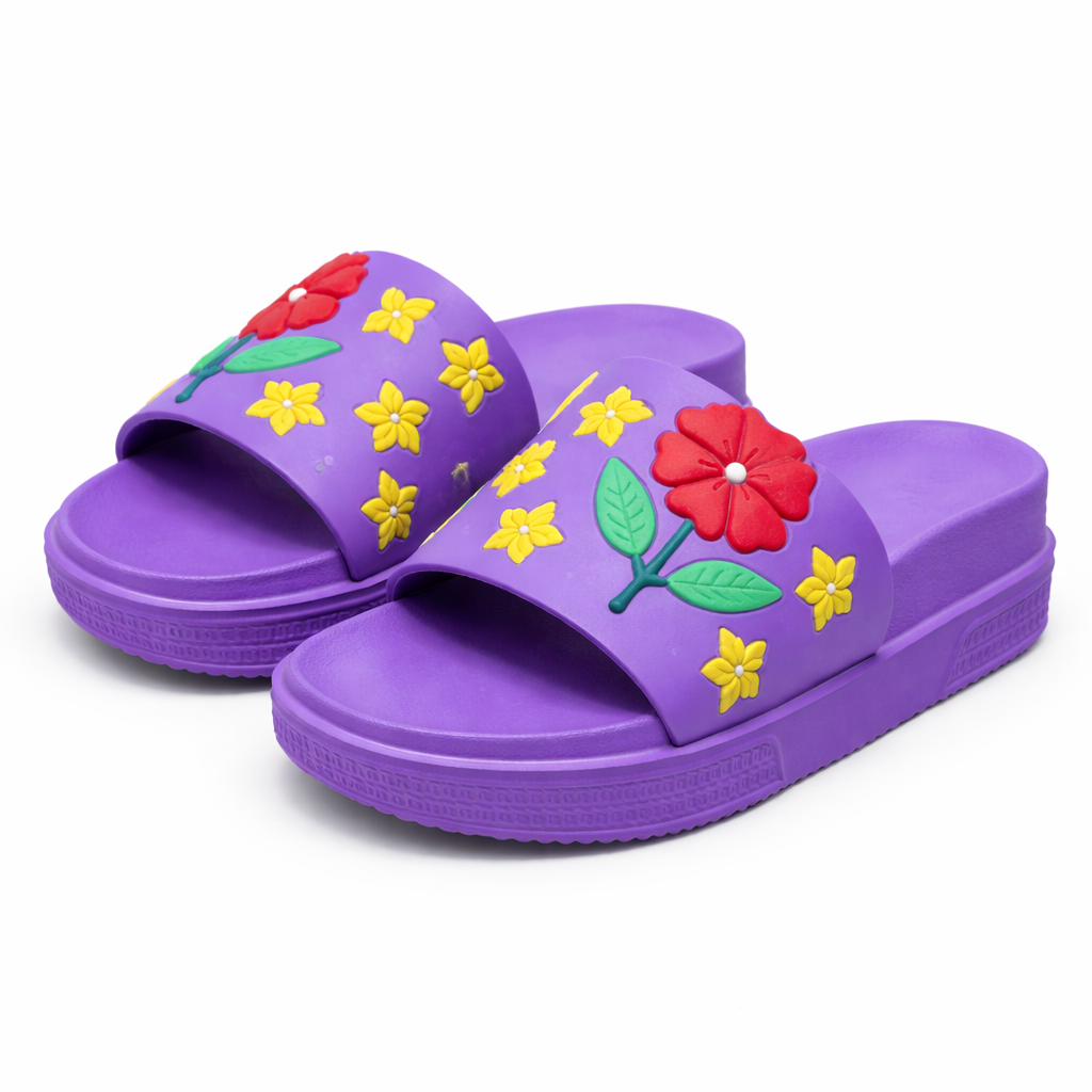 Urban Walk Women Flower Comfort Slides EVA Slippers|SG-5002