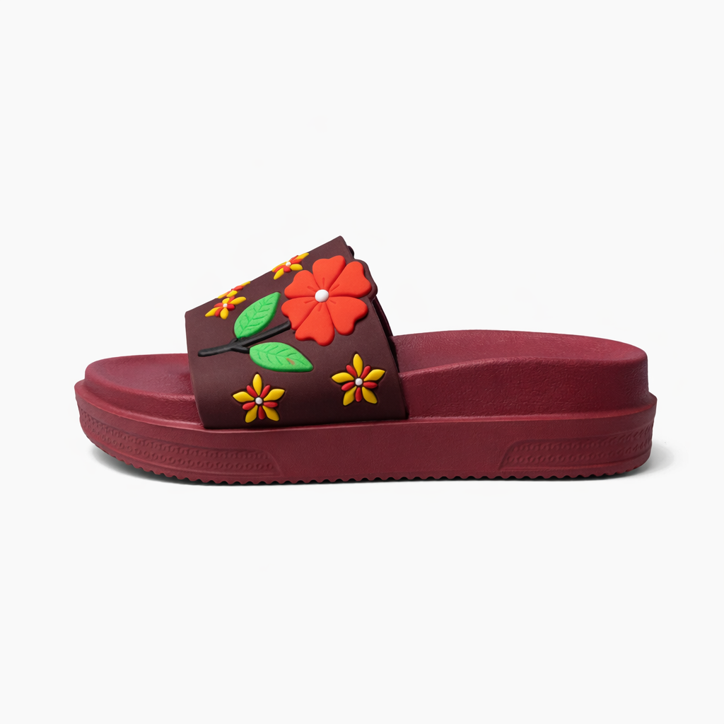 Urban Walk Women Flower Comfort Slides EVA Slippers|SG-5002