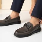 UW Signature Men`s Leather Casual Shoes with Chunky Sole All Day Comfort|5851