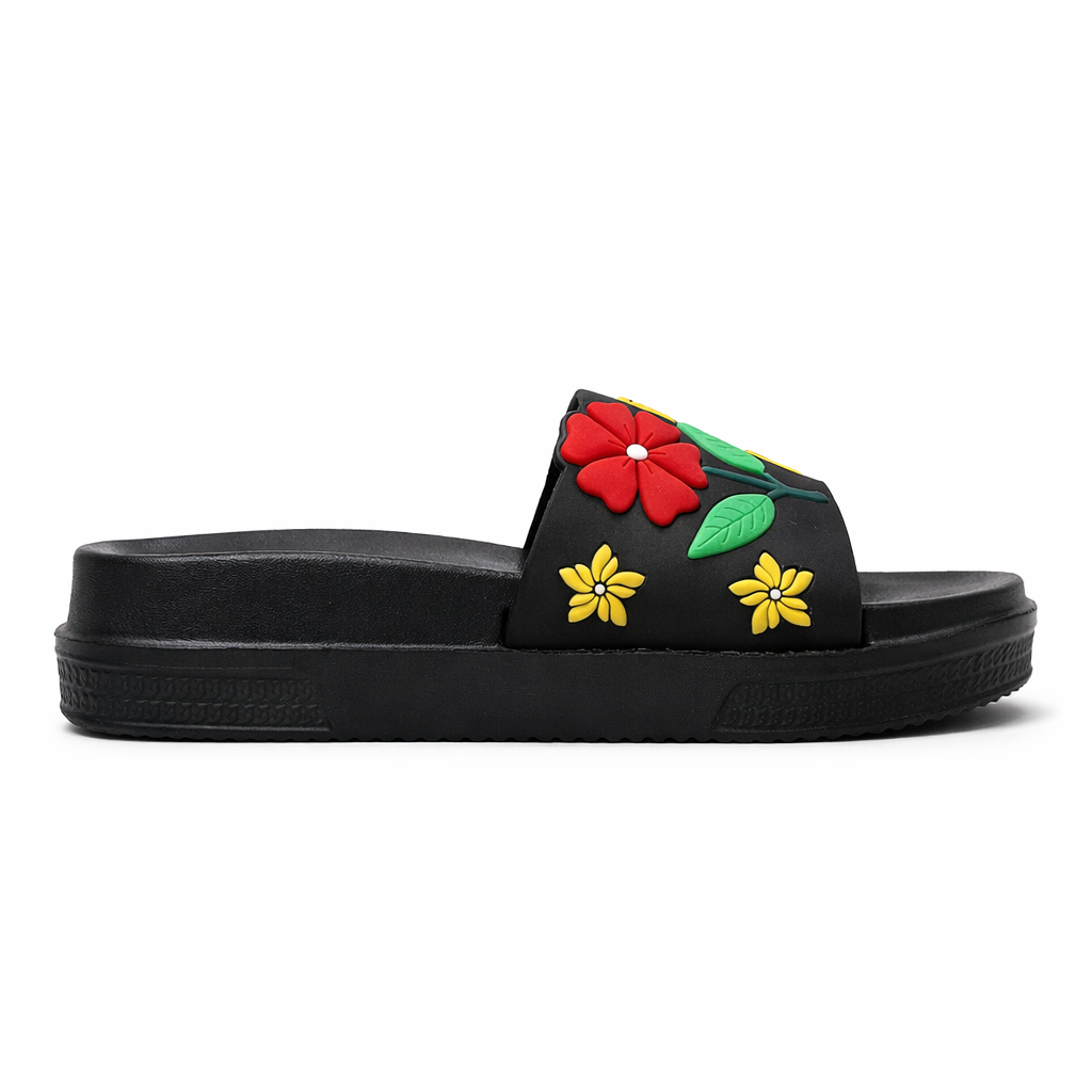 Urban Walk Women Flower Comfort Slides EVA Slippers|SG-5002