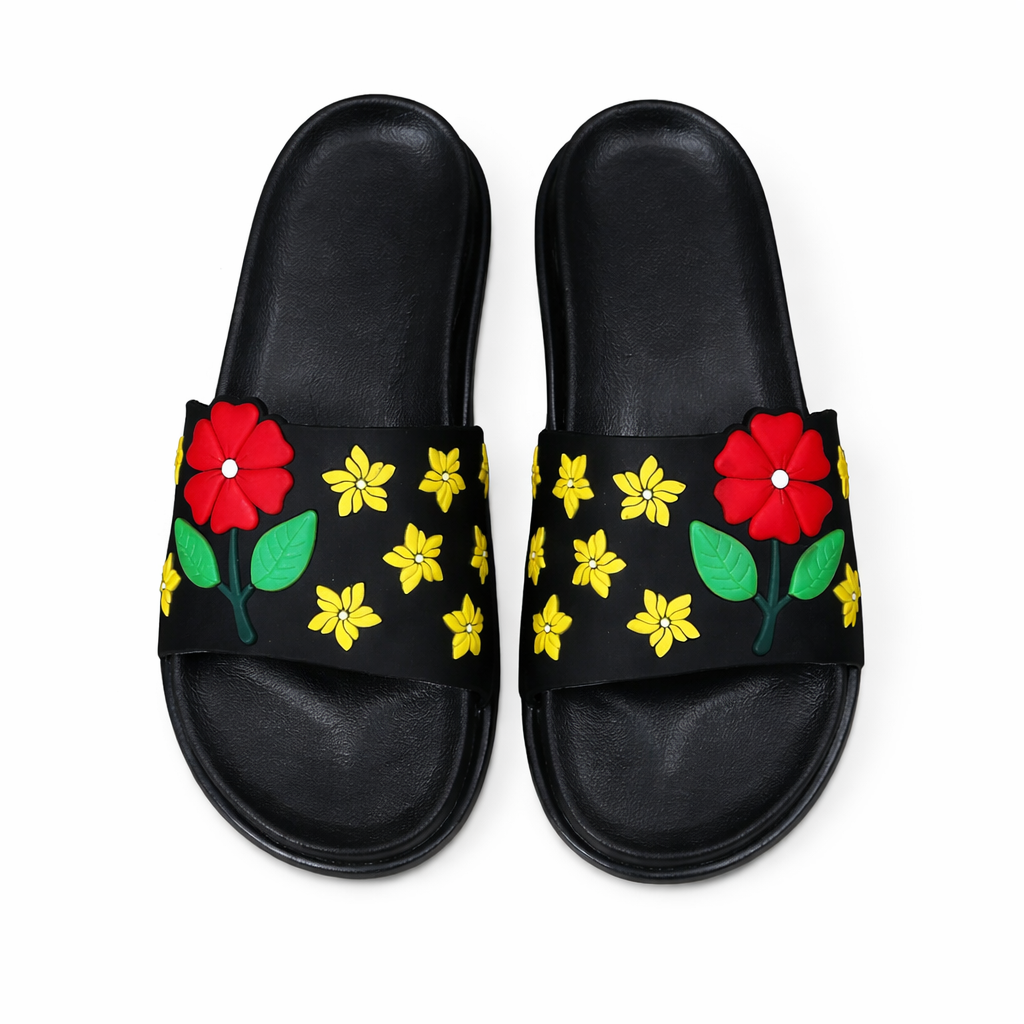 Urban Walk Women Flower Comfort Slides EVA Slippers|SG-5002