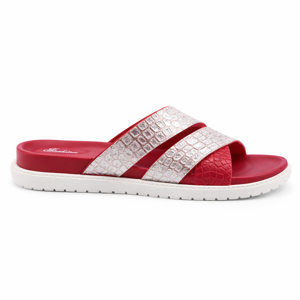 Women’s Fashion Double Strap Comfort Slides|Zee-353