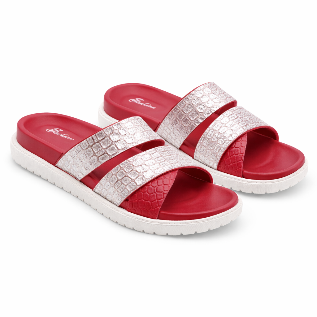 Women’s Fashion Double Strap Comfort Slides|Zee-353