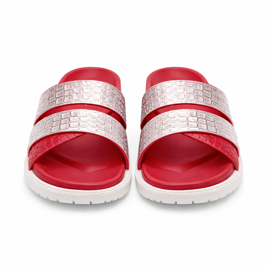 Women’s Fashion Double Strap Comfort Slides|Zee-353
