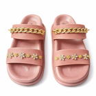 Urban Walk Women’s Luxury Chain Slide Slippers|Zee-251