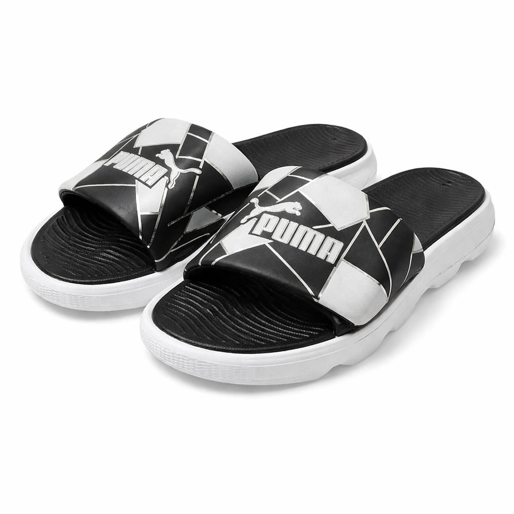 Urban Walk Geo Flex Slides – Cushioned Lightweight Slides|ZEE-5080