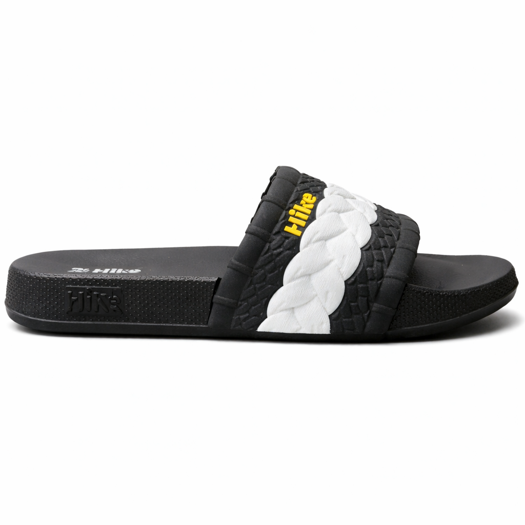 Hiike Comfort Slides – Textured Strap Premium Casual Slippers|Orfit-8116