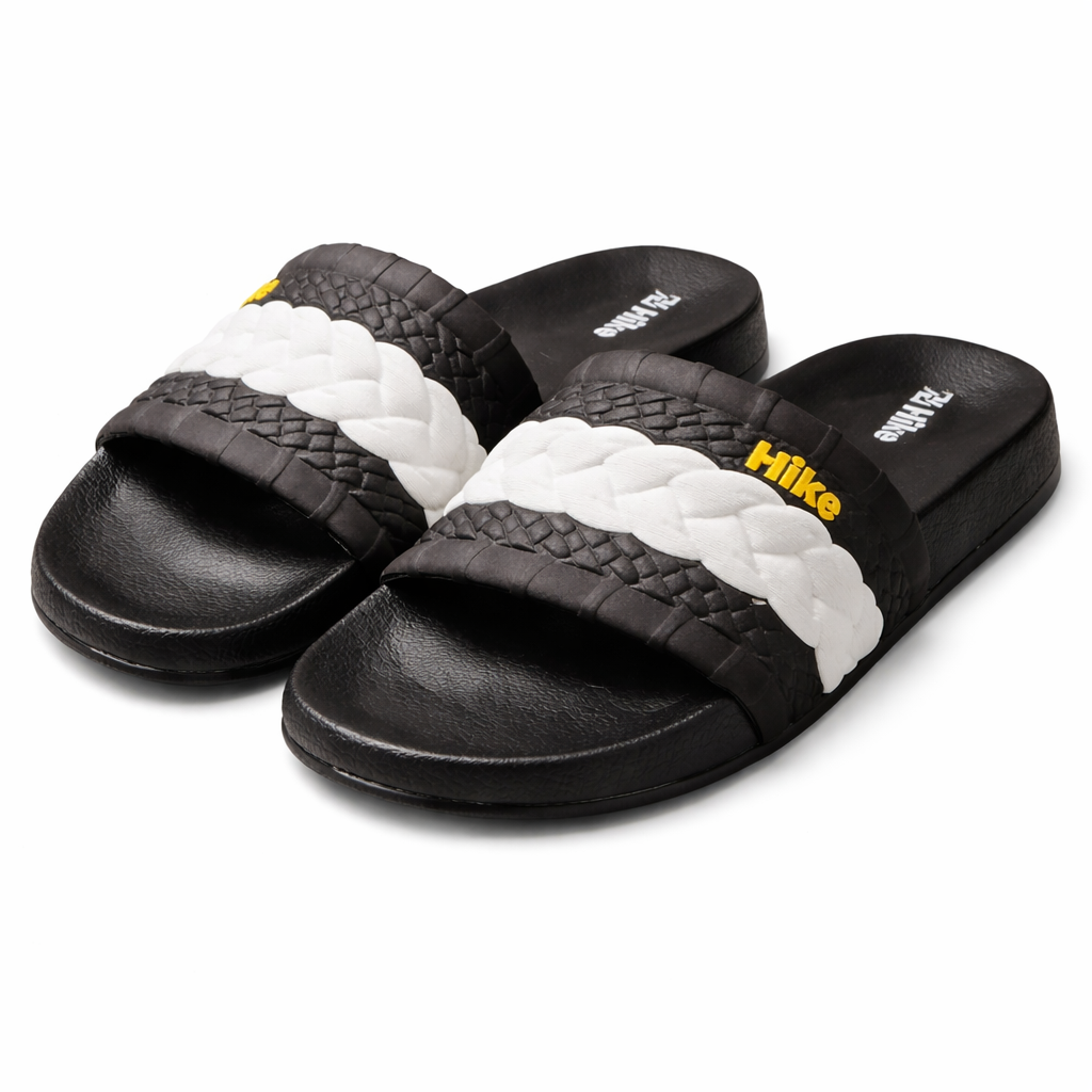 Hiike Comfort Slides – Textured Strap Premium Casual Slippers|Orfit-8116