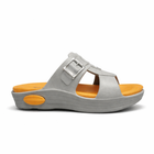 Premium EVR Dual-Buckle Comfort Slides with Cushioned Footbed|ZEE-5033