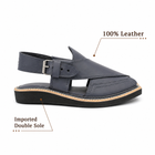 Premium Men’s Leather Peshawari Kaptan Chapal Imported Double Sole|KC-58