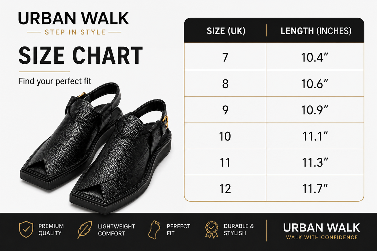 Urban Walk Textured Leather Peshawari Kaptan Chapal’s Premium |KC-57
