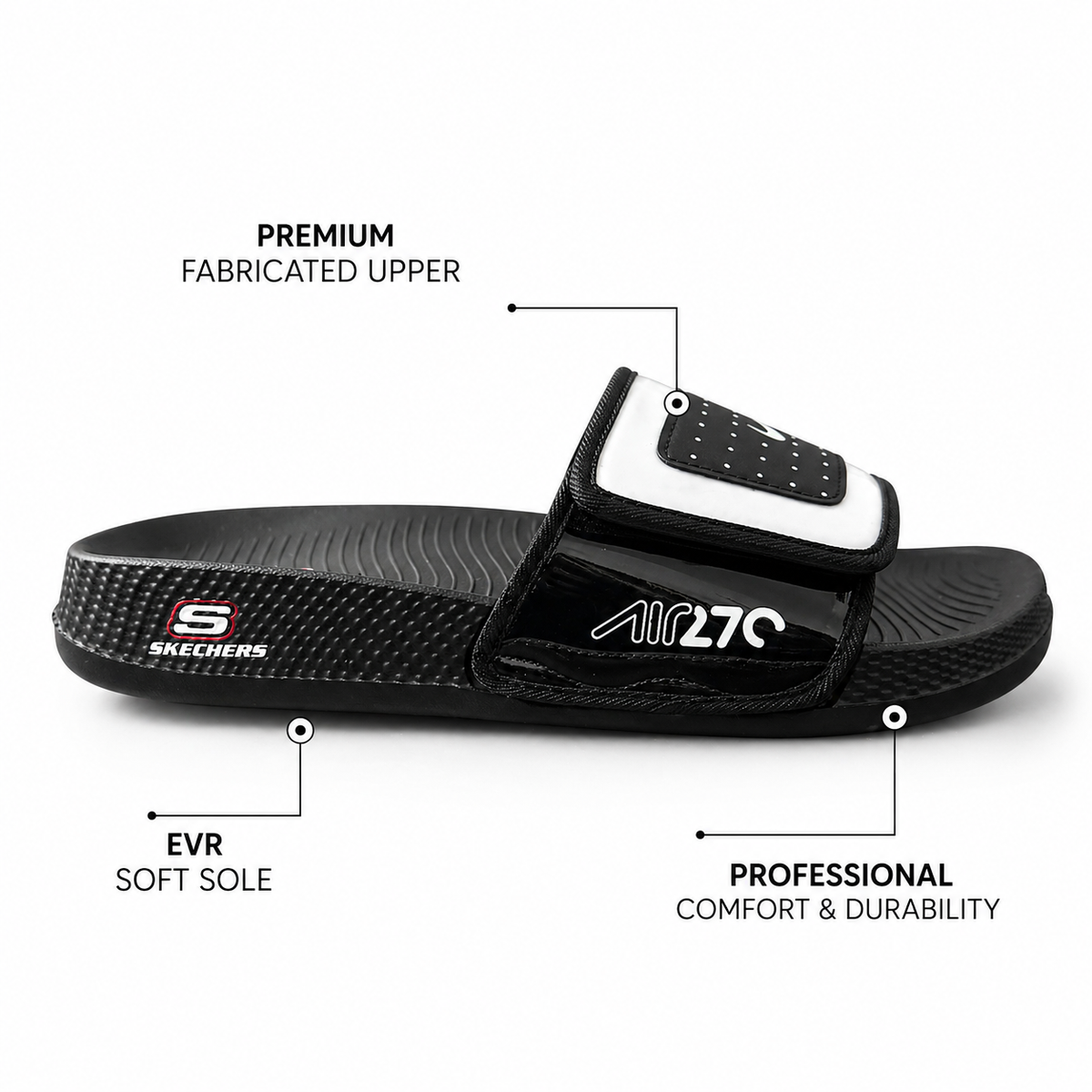 Urban Walk EVR Comfort Slides Premium Fabric Upper Lightweight Casual Slippers| DAD-105
