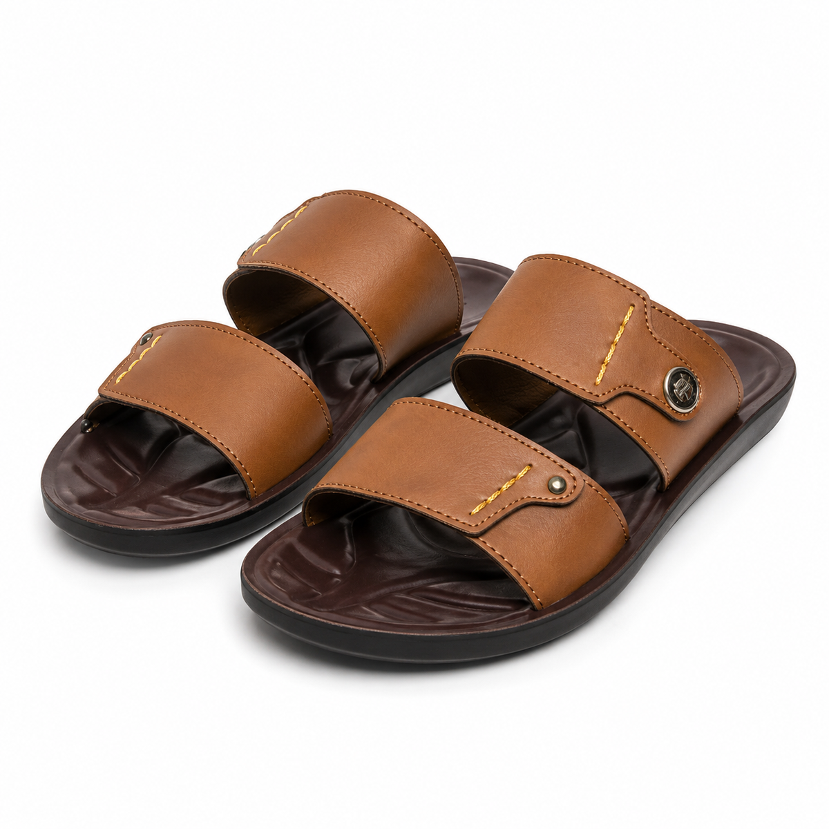 Urban Walk Premium Dual Strap Comfort Slippers|Mod-811