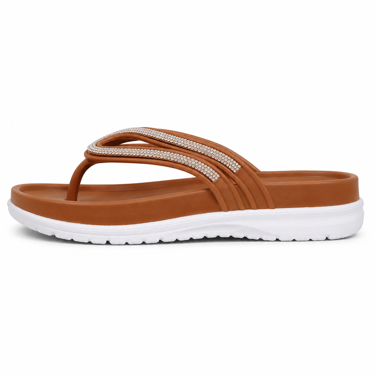 Luna Luxe Rhinestone Infinity Strap Sandals|ZEE-642