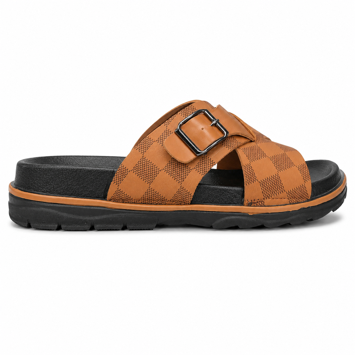 Urban Walk Premium Men’s Cross-Strap Sandals|CR-01
