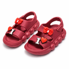 Kids Barbie EVA comfort sandals for girls in Mahroon lightweight summer footwear
