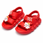 Kids Barbie EVA comfort sandals for girls in Red lightweight summer footwear