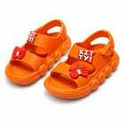 Kids Barbie EVA comfort sandals for girls in Yellow lightweight summer footwear