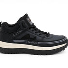 Men’s Black Sporty Sneakers – Lightweight & Comfortable Daily Wear Shoes| E-67