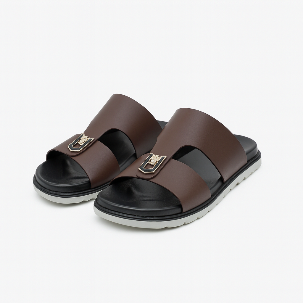 Men Brown comfort sandal Eid collection