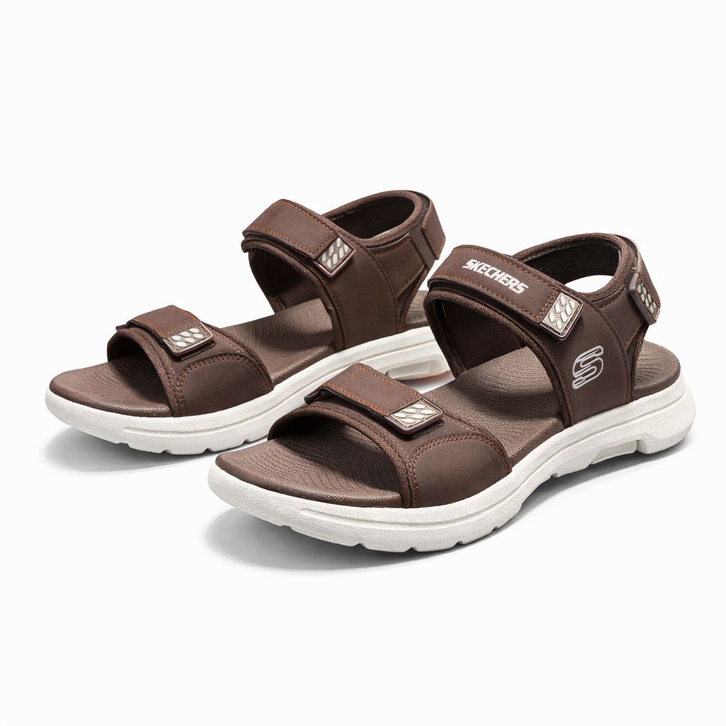 Urban Walk adjustable strap men sandals Brown