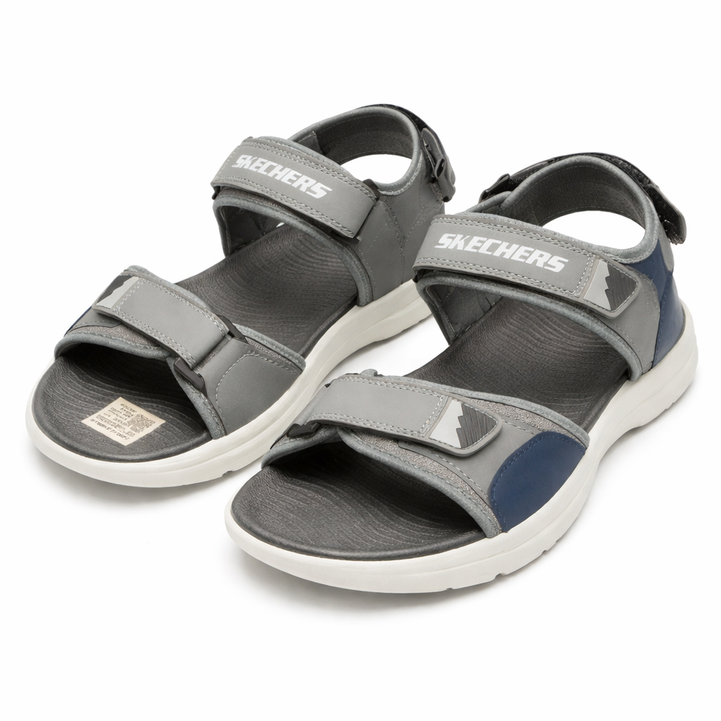 Urban Walk adjustable strap men sandals Grey