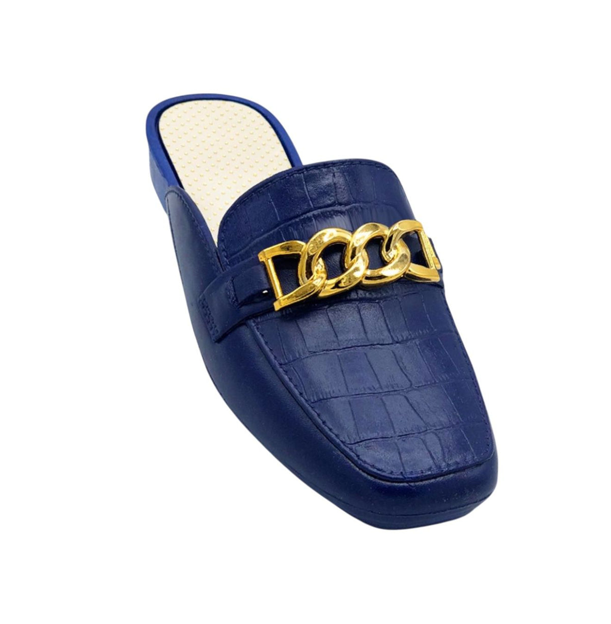 Premium PVC Chain Slip-On Mules|ZEE-344