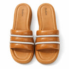 Urban Walk Women’s Cushioned Slides with Crystal Straps| Zee-256