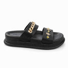 Urban Walk Women’s Luxury Chain Slide Slippers|Zee-251