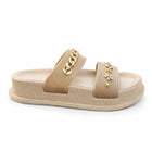 Urban Walk Women’s Luxury Chain Slide Slippers|Zee-251