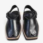 Premium Brown Leather Peshawari Chappal for Men – Handmade-KC-11