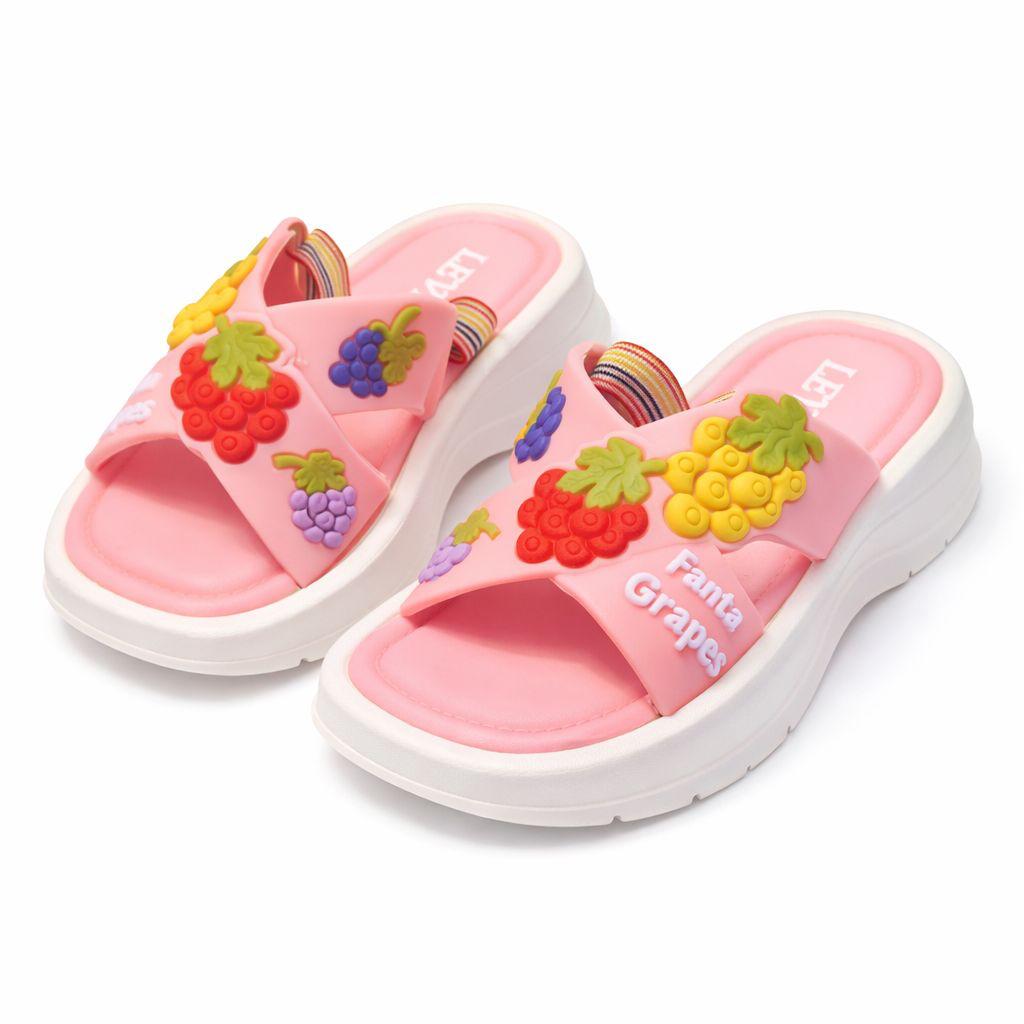 Kids' Fruit Crush Cross-Strap Platform Sandals|SB-003