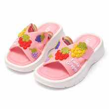 Kids' Fruit Crush Cross-Strap Platform Sandals|SB-003
