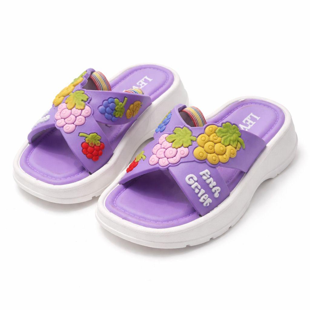 Kids' Fruit Crush Cross-Strap Platform Sandals|SB-003