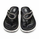 Luna Luxe Rhinestone Infinity Strap Sandals|ZEE-642