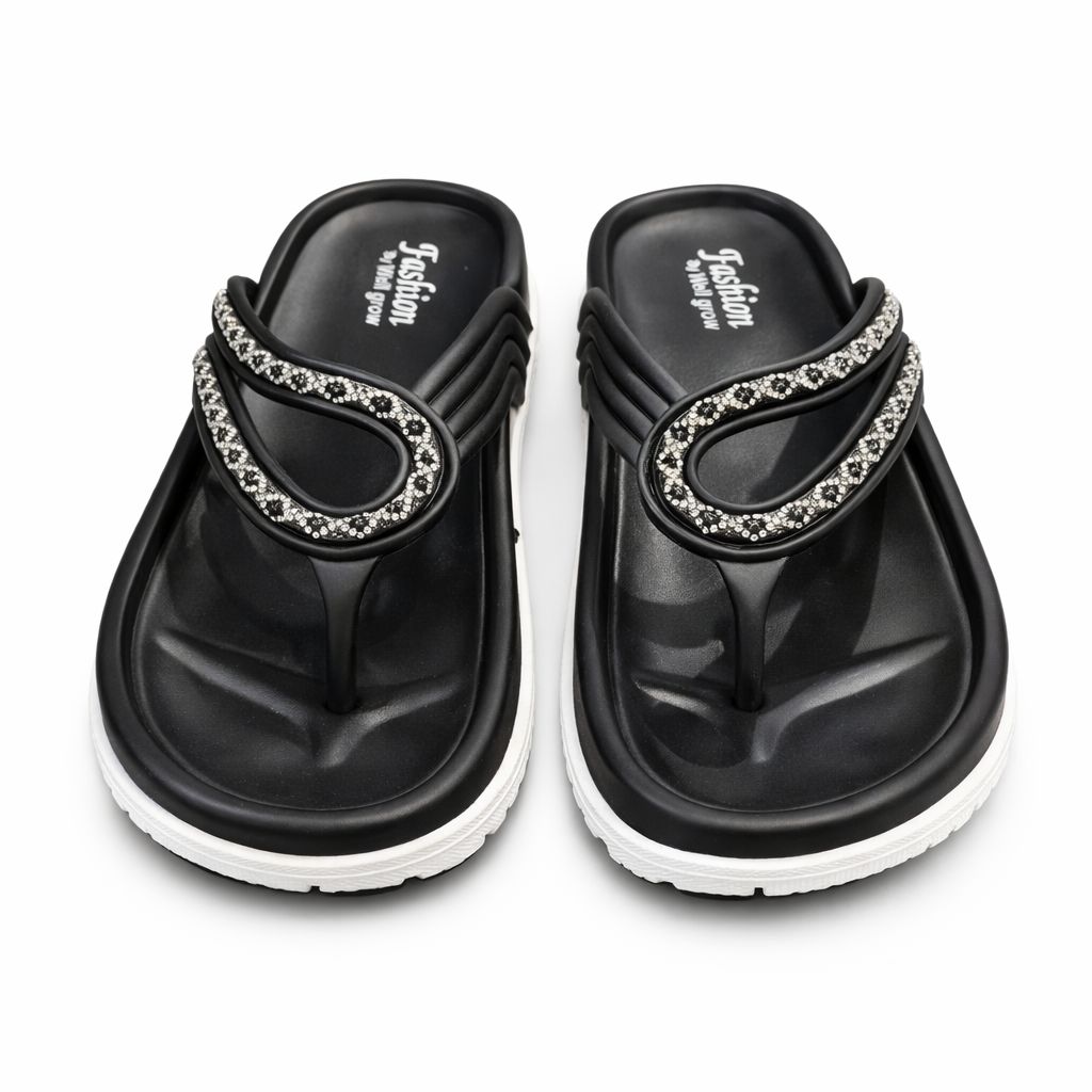 Luna Luxe Rhinestone Infinity Strap Sandals|ZEE-642