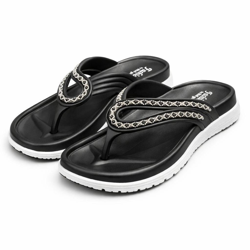 Luna Luxe Rhinestone Infinity Strap Sandals|ZEE-642