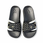 Sparkly Gemstone Comfort Slides for Daily Wear|JP-4040