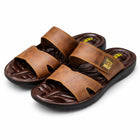 Classic Dual-Strap PU Leather Sandals|WF-805