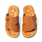 Signature Cross-Strap Tan Comfort Sandal|WF-806