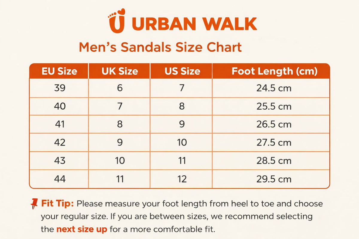 Urban Walk Men’s Comfortable Casual Sandals  Adjustable Straps | Lightweight Sk-005