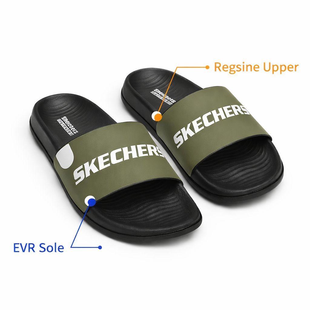 Skechers Men’s Comfort Slide Rexine Upper & Cushioned Sole
|SG-4007